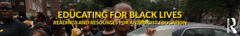 routledge banner - educating for black lives