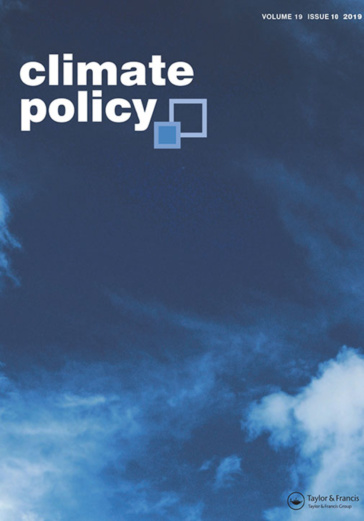 Climate Policy journal cover