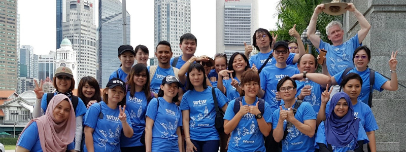 Singapore office team photo