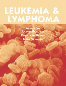 Leukemia and Lymphoma journal cover