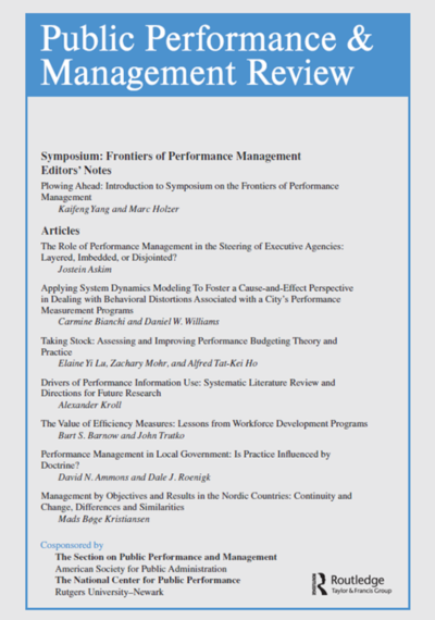 Public Performance & Management Review cover