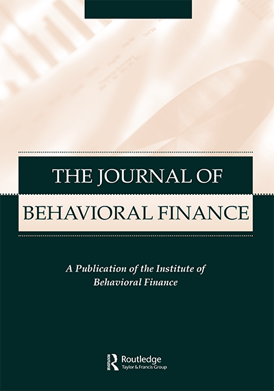 Journal of Behavioral Finance cover