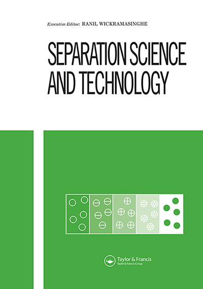 Separation Science and Technology journal
