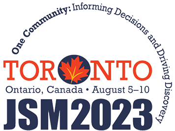 The 2023 Joint Statistical Meetings logo