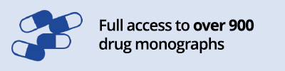 Full access to over 900 drug monographs